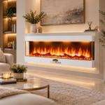 Chimenea Eléctrica Insertable FIREPLACE 1500 W con Mando a Distancia y Programación Semanal - Imagen 3