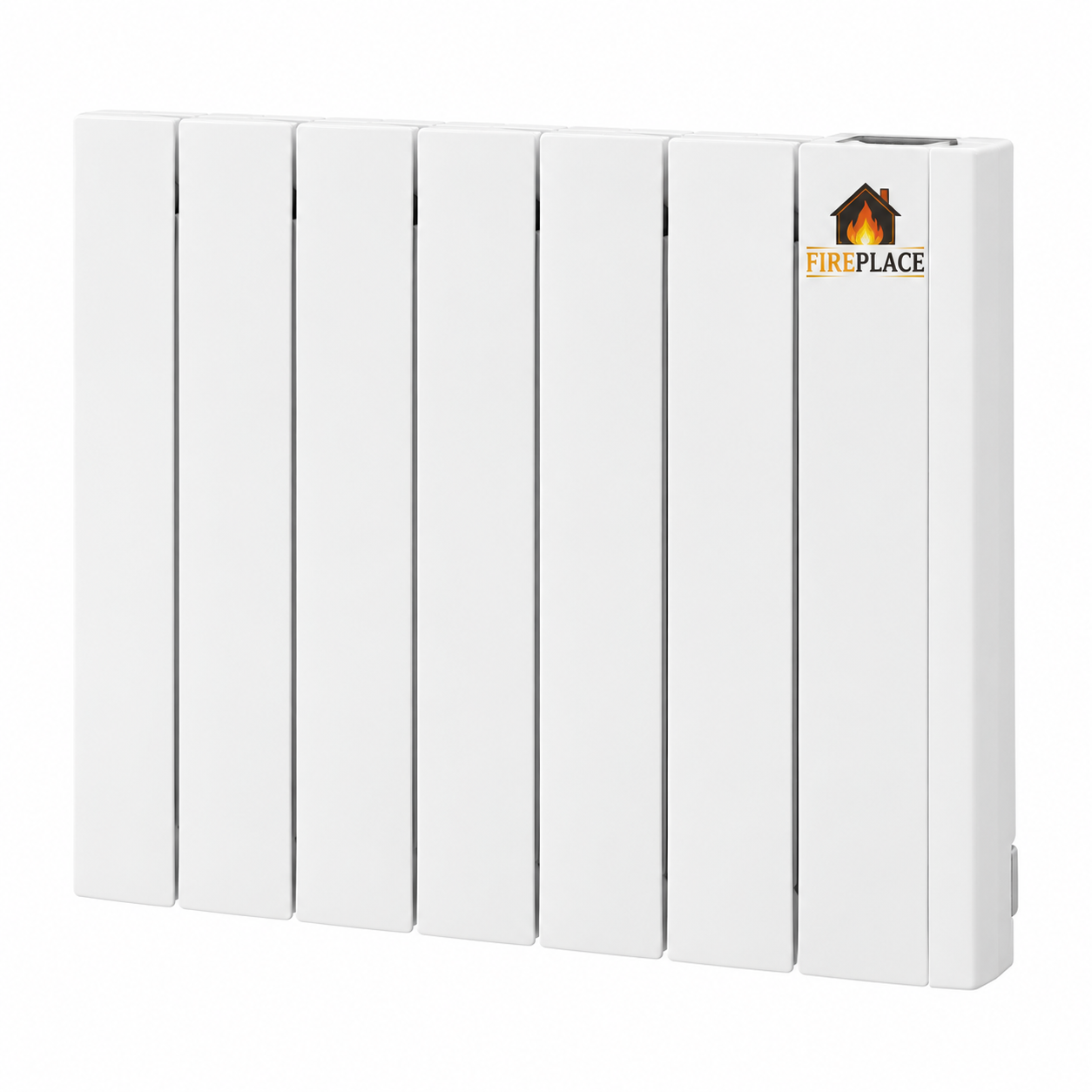 81 Radiador Eléctrico de Inercia Cerámica FIREPLACE Blanco de 1500 W - Imagen 1